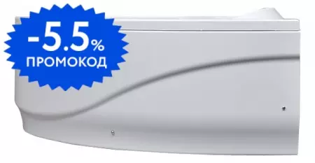 

Экран под ванну «Aquanet» Mayorca белый правый