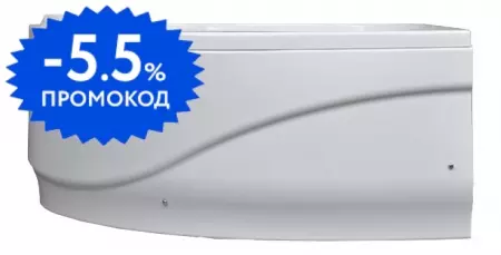 

Экран под ванну «Aquanet» Graciosa 150 белый правый