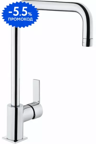 

Смеситель для кухонной мойки «Vitra» Flo S A42103EXP хром