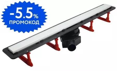 

Душевой лоток «Pestan» Confluo Frameless Line 950 13701216 боковой выпуск White Glass