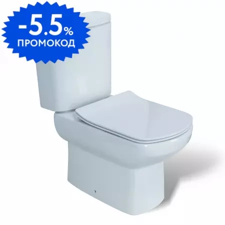 

Унитаз компакт «Roca» Dama Senso Compacto 7342518000/734151B000 (ZRU9302991) белый с сиденьем дюропласт с микролифтом белое