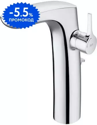 

Смеситель для раковины «Roca» Insignia 75A343AC00 с донным клапаном хром