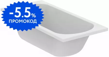 Ванна акриловая «Ideal Standard» Simplicity 160/70 без опор без сифона белая