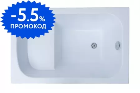 

Ванна акриловая «Aquanet» Seed 110/70 без опор без сифона белая