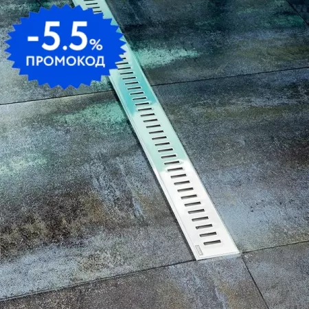 

Душевой лоток «Ravak» OZ Zebra 1050 боковой выпуск хром