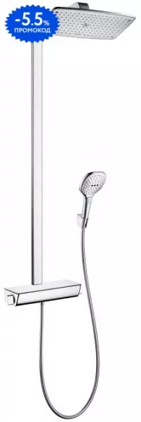 

Душевая система «Hansgrohe» Raindance Select E 27286000 с термостатом хром