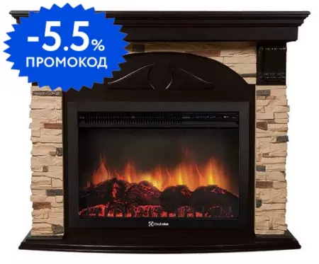 

Портал «Firelight» Torre 30S сланец натуральный/темный дуб