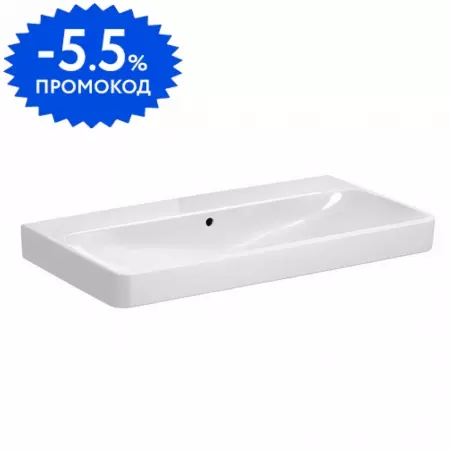 

Раковина «Geberit» Smyle 90/48 500.250.01.1 фарфоровая белая