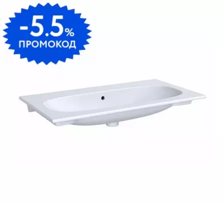 

Раковина «Geberit» Acanto 90/48 500.643.01.2 фарфоровая белая