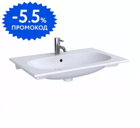 

Раковина «Geberit» Acanto 75/48 500.641.01.2 фарфоровая белая