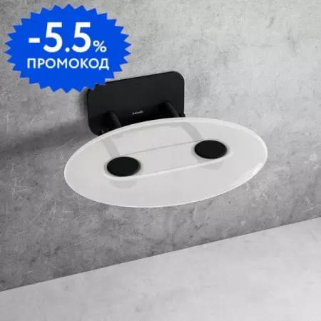 

Сиденье «Ravak» Ovo-P II нержавеющая сталь, пластик Clear/Black