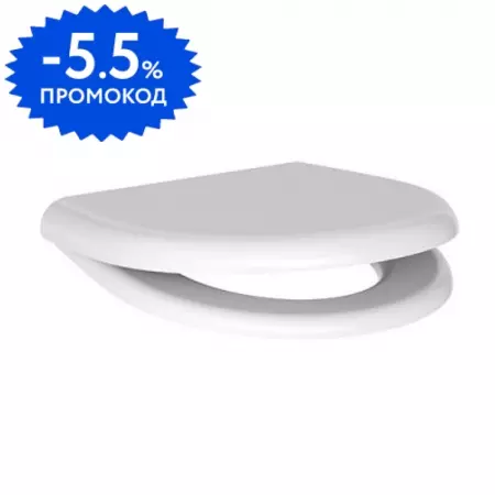 

Сиденье для унитаза «Cersanit» Nature S-DS-NTR-DL-t дюропласт с микролифтом белое