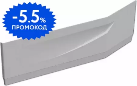 

Экран под ванну «Aquatek» Медея 170 белый правый