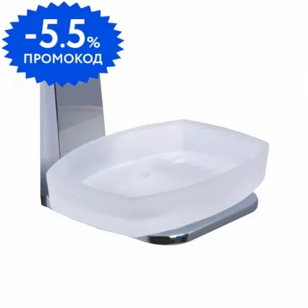 

Мыльница «WasserKRAFT» Lopau K-6029 на стену хром