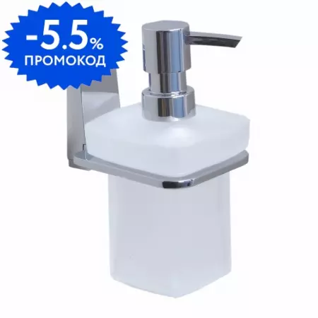 

Дозатор для мыла «WasserKRAFT» Lopau K-6099 на стену хром