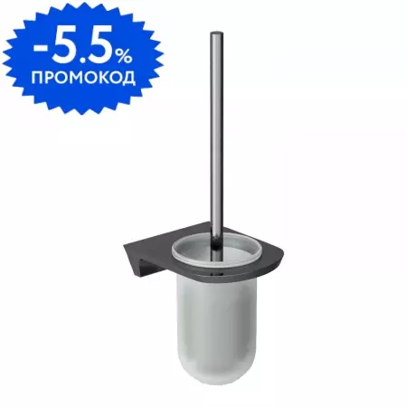 

Ёршик для унитаза «WasserKRAFT» Wiese K-8927 на стену оружейная сталь