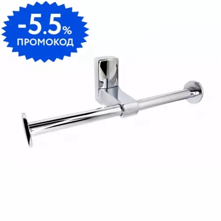 

Держатель для туалетной бумаги «WasserKRAFT» Leine K-5096D на стену хром