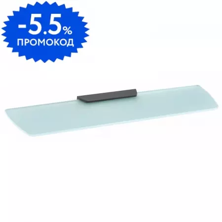 

Полка в ванну «WasserKRAFT» Elbe K-7224 на стену чёрная матовая