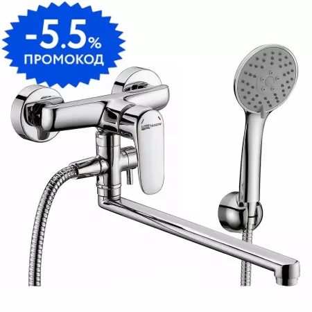 

Смеситель для ванны «WasserKRAFT» Vils 5602L хром