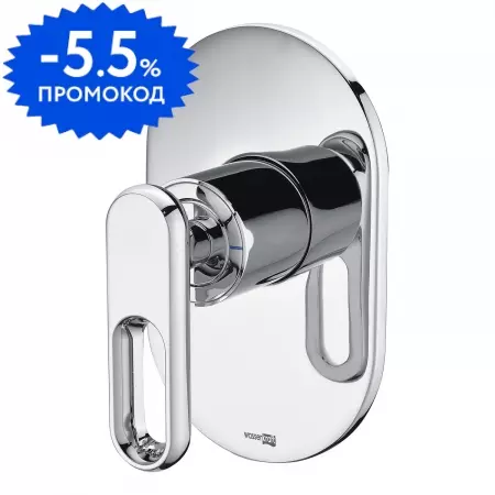 

Смеситель для душа «WasserKRAFT» Kammel 1851 хром