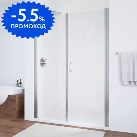 

Душевая дверь «Vegas Glass» EP-F-2 180/189 прозрачная/глянцевый хром правая