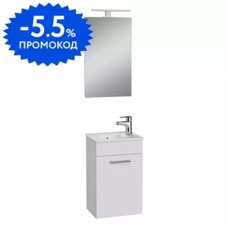 

Мебель для ванной подвесная «Vitra» Mia 40 белый глянец правая
