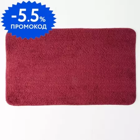 

Коврик для ванной «WasserKRAFT» Vils BM-1051 75/45 резина, микрофибра Ruby Vine