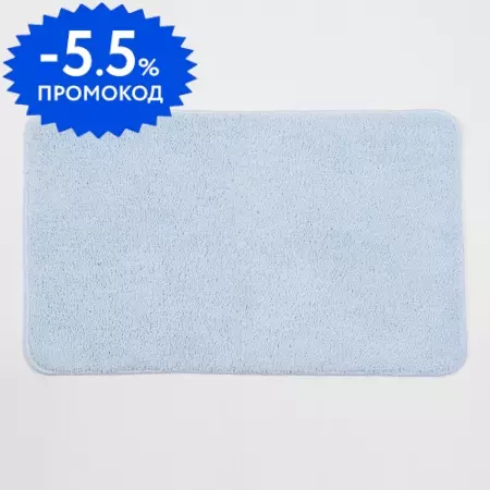 

Коврик для ванной «WasserKRAFT» Vils BM-1081 75/45 резина, микрофибра Skyway