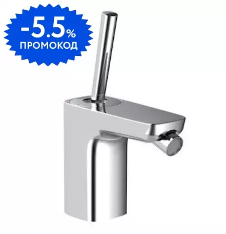 

Смеситель для биде «Roca» Pals 75A606DC00 с донным клапаном хром