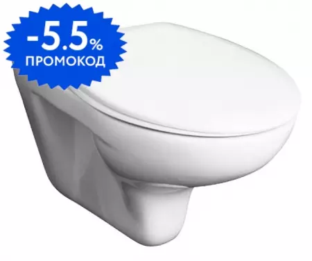 

Подвесной унитаз «Roca» Mateo 7346200000 (7804001001) белый с сиденьем полипропилен с микролифтом белое
