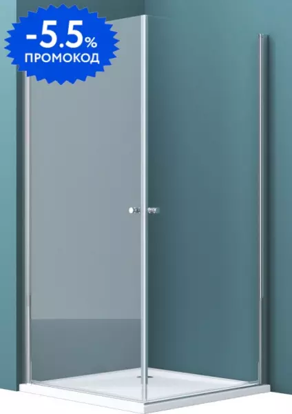 

Душевой угол-ограждение «Belbagno» ETNA-AH-2-70/90-C-Cr 70/90 прозрачный/хром прямоугольный без поддона универсальный