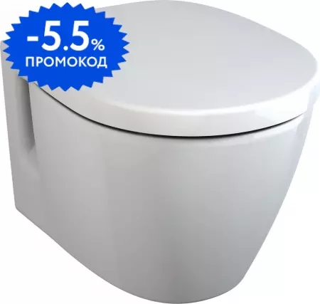 

Подвесной унитаз «Ideal Standard» Connect E781901 (E712801) белый с сиденьем дюропласт белое