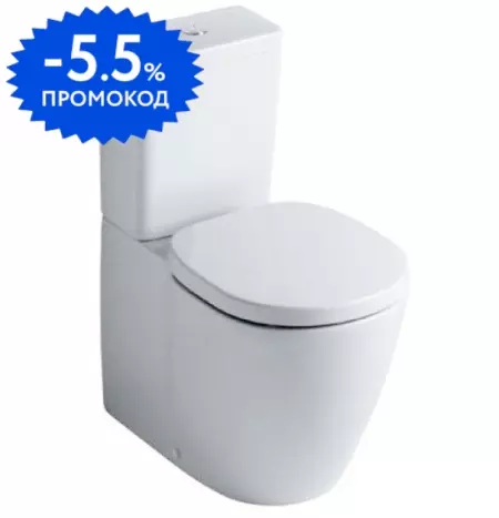 

Унитаз компакт «Ideal Standard» Connect E803701/E797001 (E712801) белый с сиденьем дюропласт белое