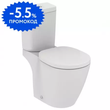 

Унитаз компакт «Ideal Standard» Connect E803601/E797001 (E712801) белый с сиденьем дюропласт белое