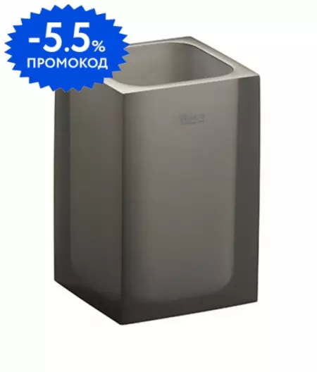 

Стакан для зубных щёток «Roca» Ice 7816860012 на стол чёрный