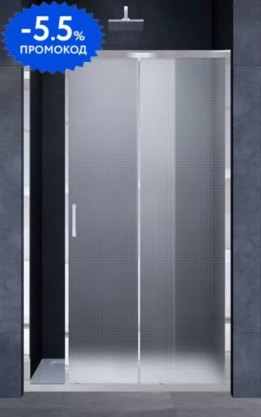 

Душевая дверь «Vincea» Alpha VDS-3AL150MT 150/190 матовая/хром универсальная