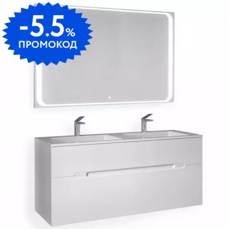 

Мебель для ванной подвесная «Jorno» Modul 120 белая