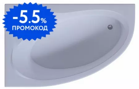 

Ванна акриловая «Aquatek» Фиджи 170/110 без опор без сифона белая левая
