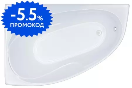 

Ванна акриловая «Triton» Кайли 150/101 с каркасом без сифона белая правая