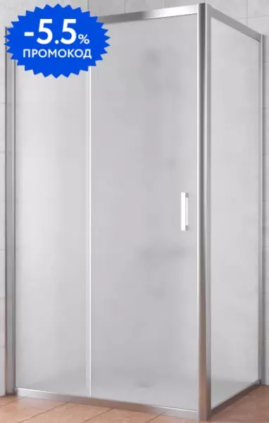 

Душевой угол-ограждение «Vegas Glass» ZP+ZPV Tur Novo 140/100 прозрачный/глянцевый хром без поддона универсальный