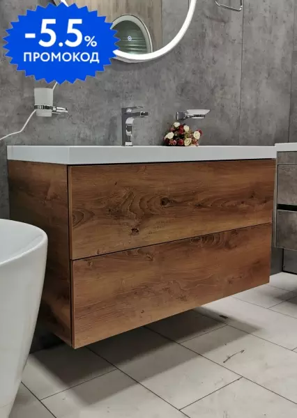 

Тумба с раковиной «Art&Max» Verona push 80 (Am-lav 80) подвесная Rovere Chiaro Celtiko