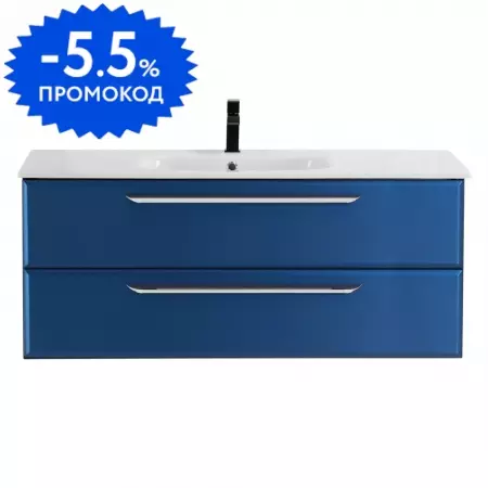 

Тумба с раковиной «Cezares» Eco-cer 120 (120/46) без ручек подвесная Sapfiro