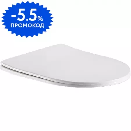 

Сиденье для унитаза «Aquatek» AQ0051-00 ультратонкое дюропласт с микролифтом белое