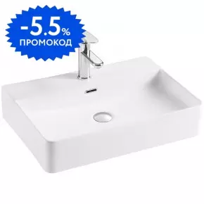 

Раковина «Aquatek» 60/42 AQ3241-00 фарфоровая белая
