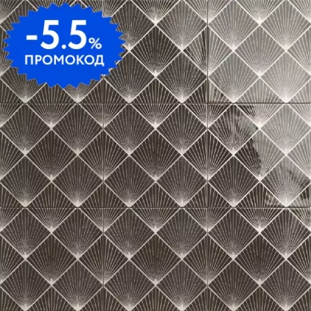 

Настенная плитка «Mainzu» Art Deco Duke 20x20 919342 чёрный