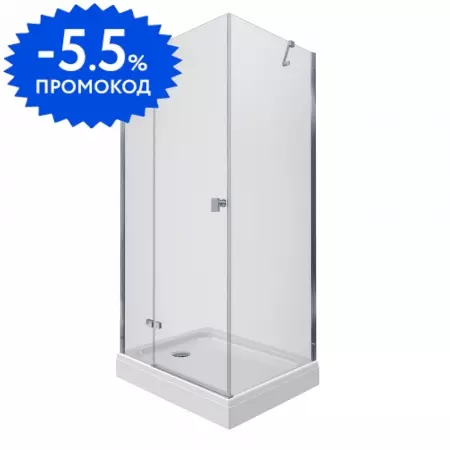 

Душевой угол-ограждение «Triton» Брава-Хром 120/80 прозрачный низкий поддон