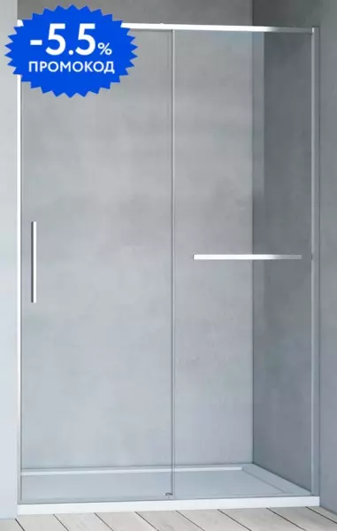 

Душевая дверь «Vincea» Slim Soft VDS-1SS110CL 110/200 прозрачная/хром