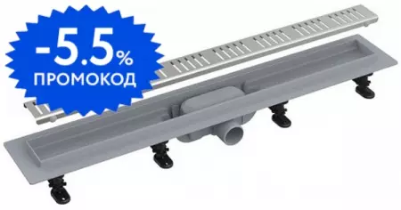 

Душевой лоток «AlcaPlast» AG100401550 боковой выпуск хром