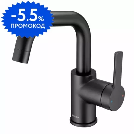 

Смеситель для раковины «Swedbe» Diana 1011B чёрный матовый