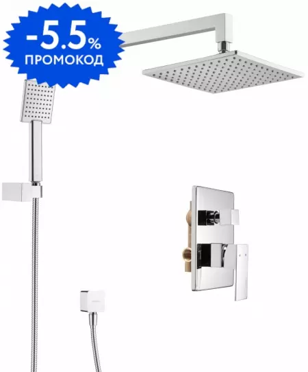 

Душевая система «Swedbe» Platta 5540 хром